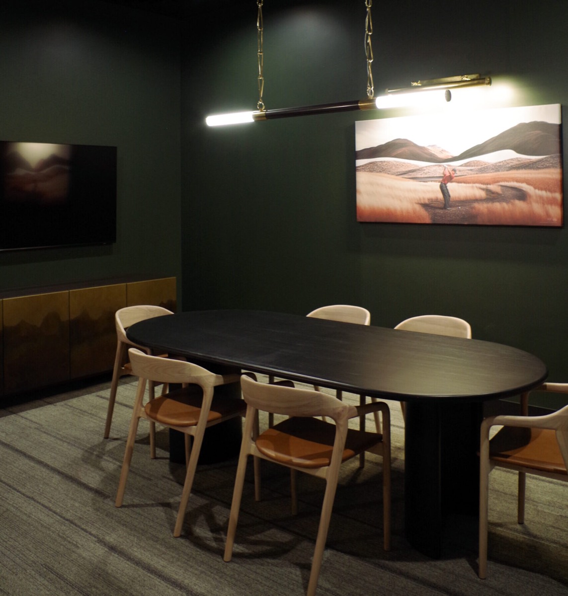 Lounge seating at Mashies Golf Lounge