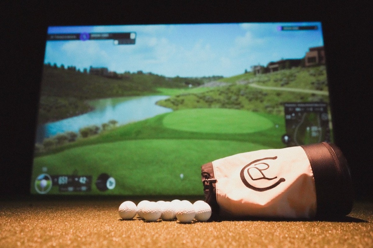 Simulator hitting area at The Range SLC